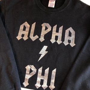 Alpha Phi Cropped Sweatshirt